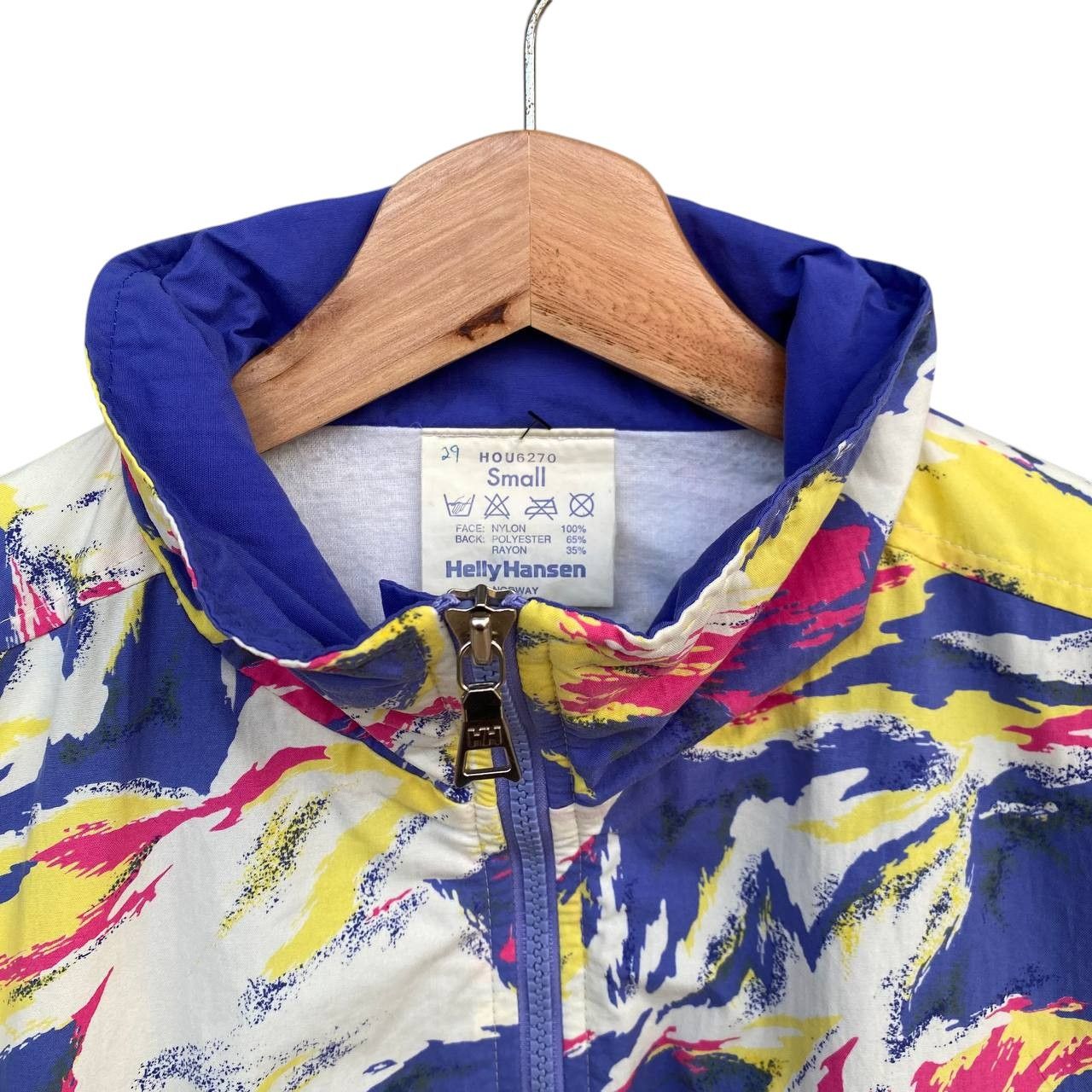 Helly Hansen Vintage 90s Helly Hansen Neon Brushstroke"Sea Life"Abstract Size US S / EU 44-46 / 1 - 5 Thumbnail