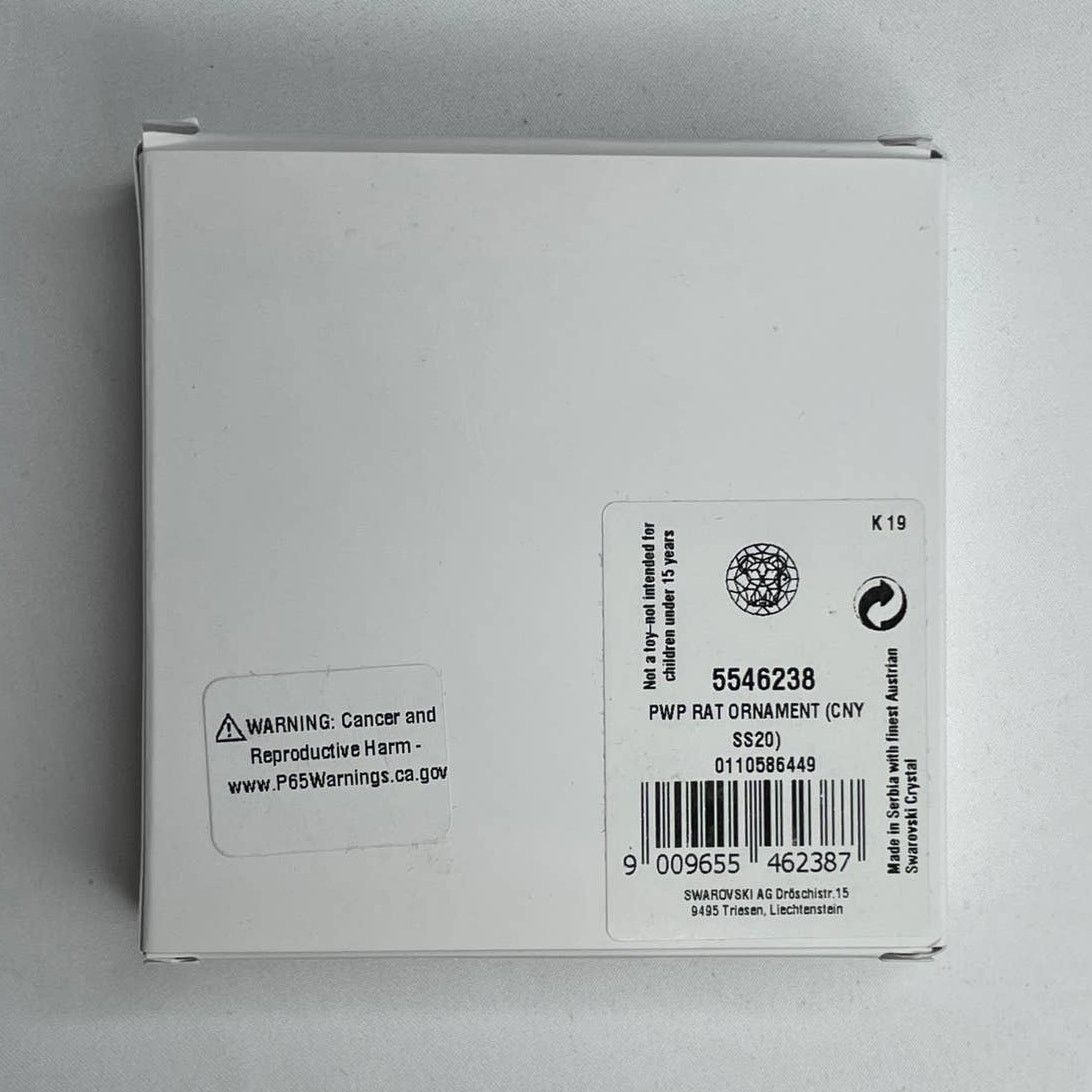 Swarovski Swarovski Rat Ornament Promotional Item Zodiac #5546238 Size ONE SIZE - 5 Thumbnail