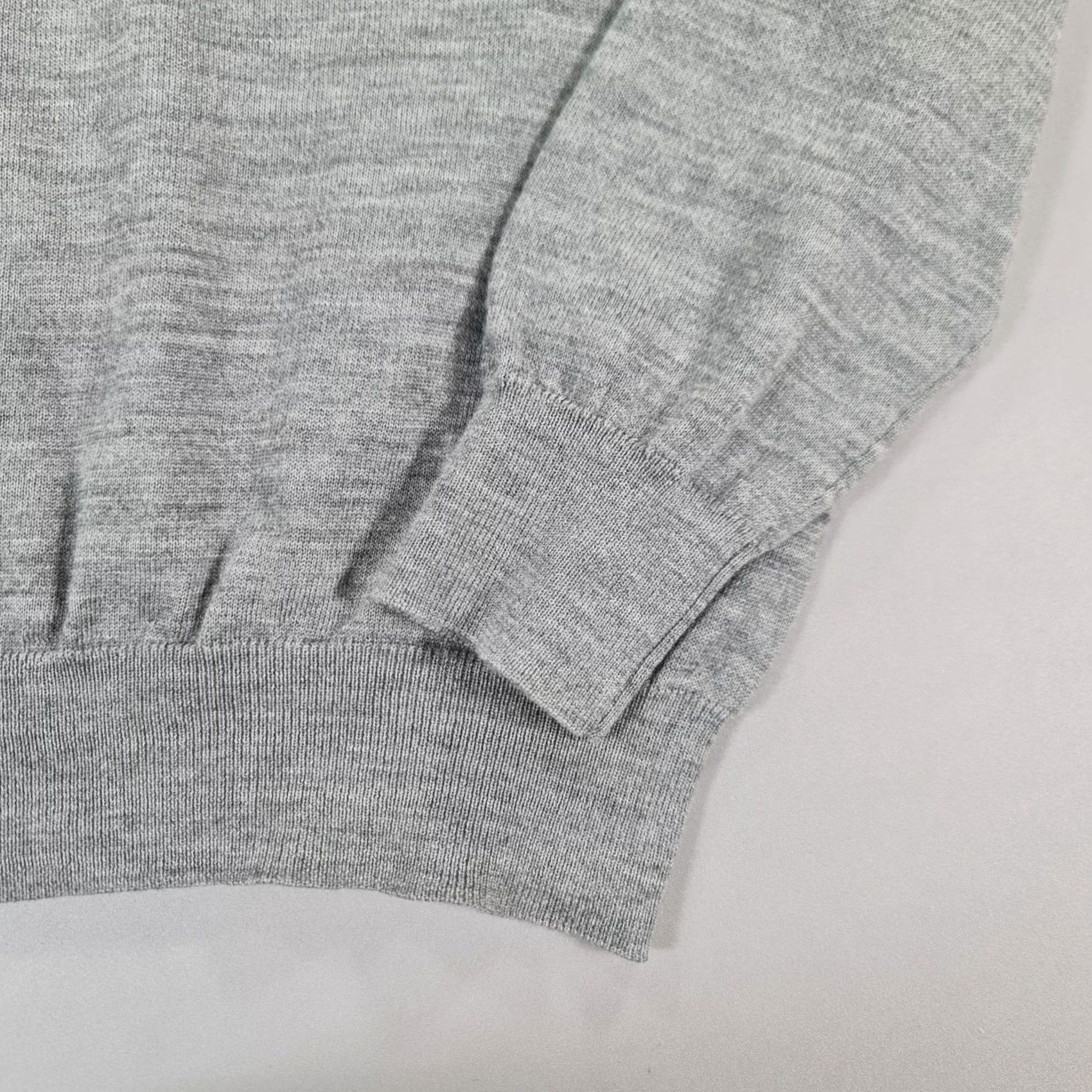 Suitsupply Suitsupply Mens Jumper Grey Small 100% Merino Wool Lightweight Knit Pullover Size US S / EU 44-46 / 1 - 4 Thumbnail