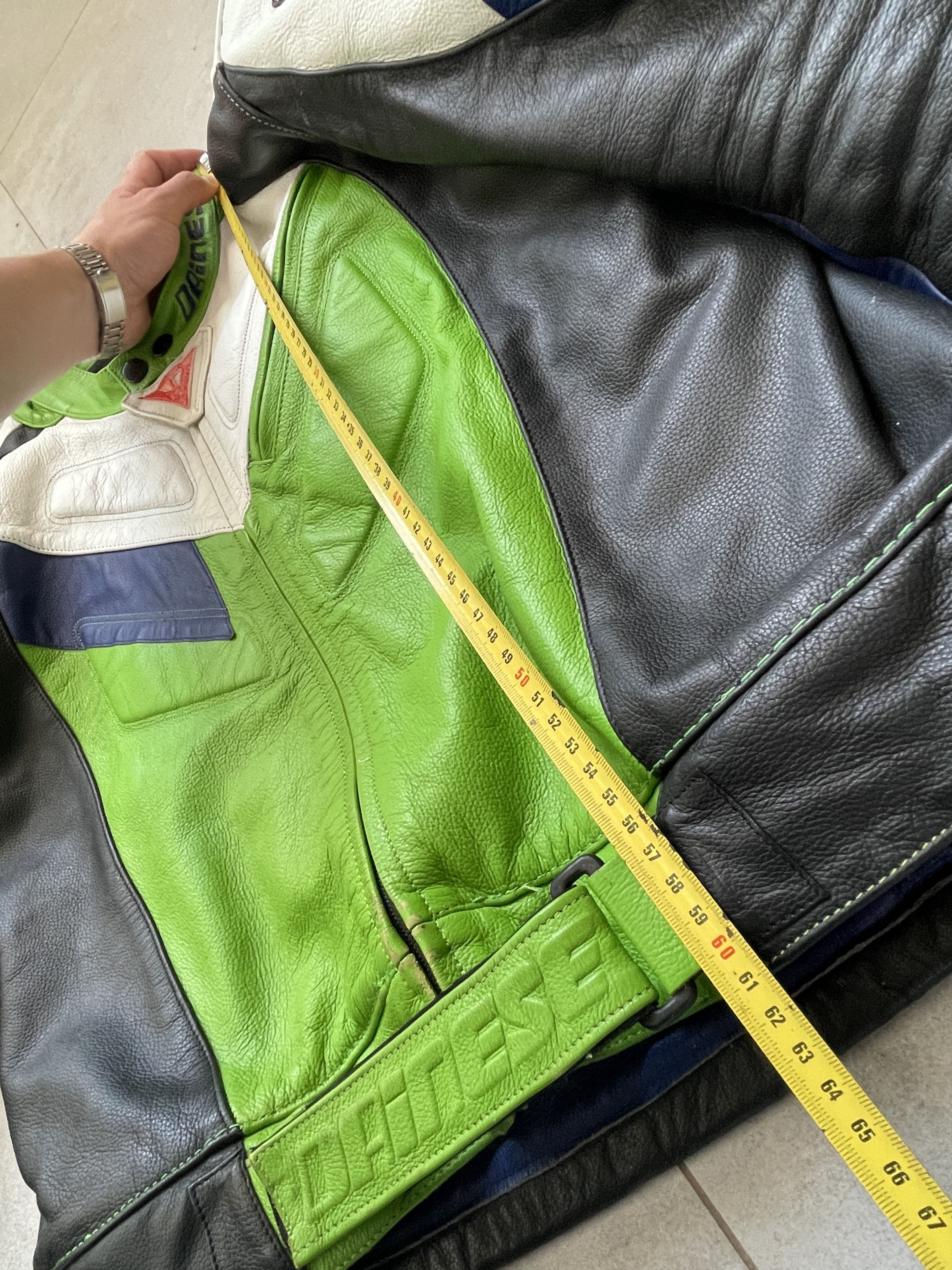 Dainese Y2K DAINESE KAWASAKI TOXIC GREEN RACING LEATHER JACKET Size US M / EU 48-50 / 2 - 13 Thumbnail