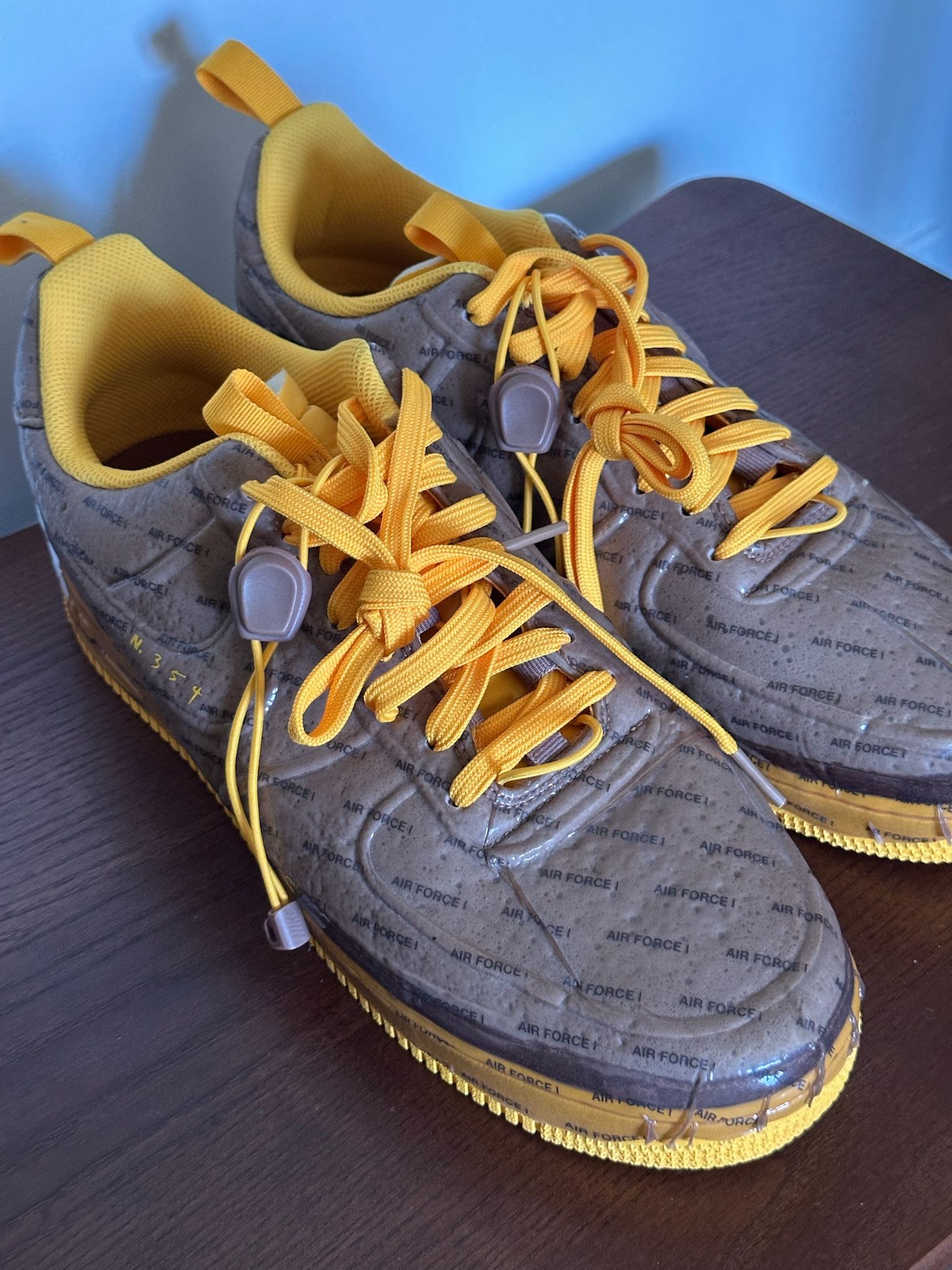 Nike Nike Air Force 1 Experimental "Archaeo Brown." Size US 10.5 / EU 43-44 - 3 Thumbnail
