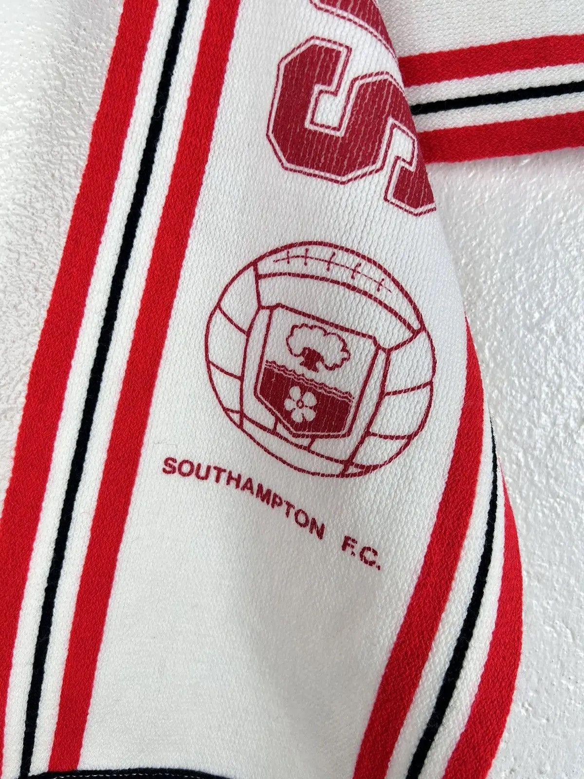 Vintage 90s Vintage Southampton FC Soccer Football Fanwear Scarf Size ONE SIZE - 2 Thumbnail