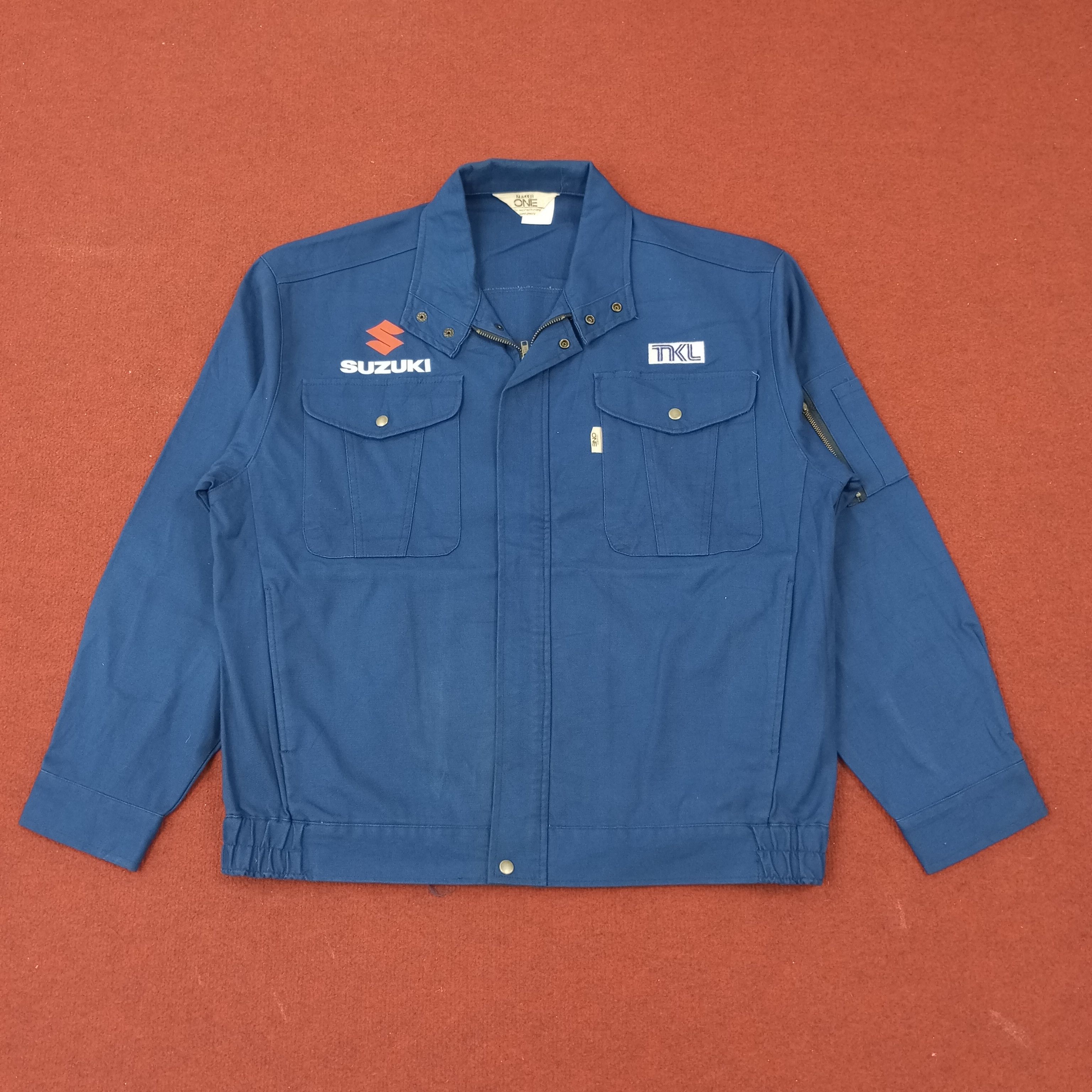 Japanese Brand × Vintage Suzuki Japanese Motorsports Custom Art Jacket c232n3 Size US L / EU 52-54 / 3 - 3 Thumbnail