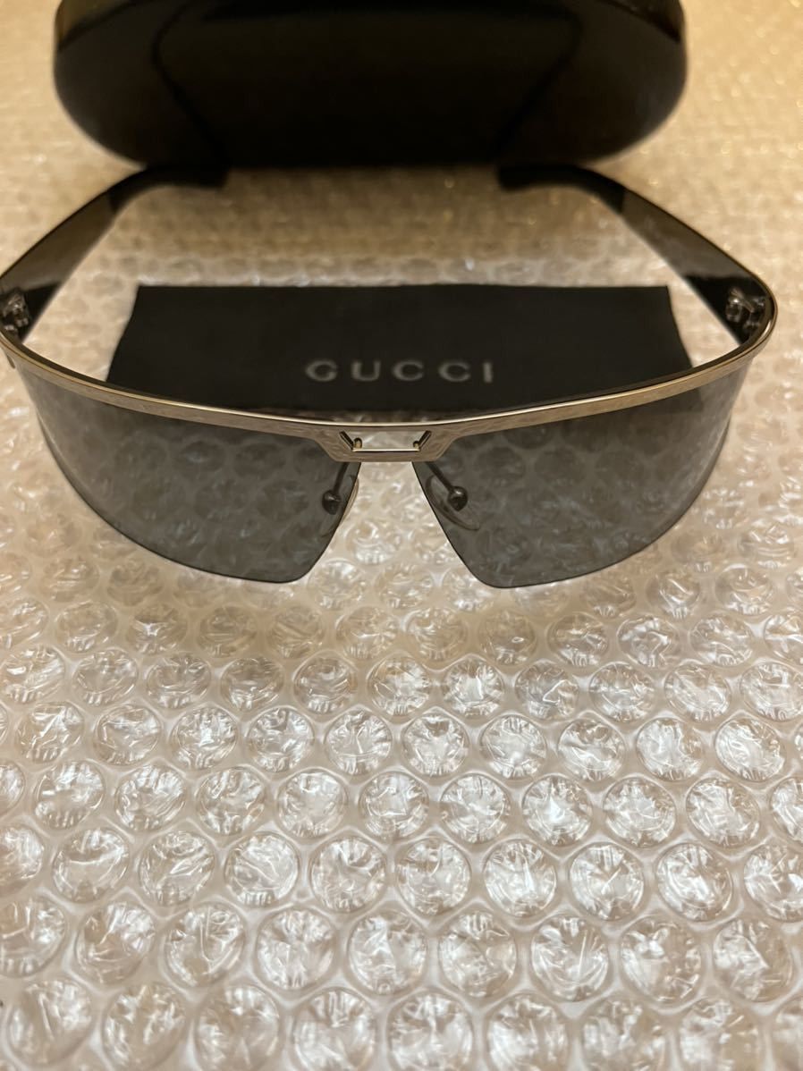 Gucci Gucci Sunglasses Steel Mask Sport Shield Pop Vintage Size ONE SIZE - 3 Thumbnail