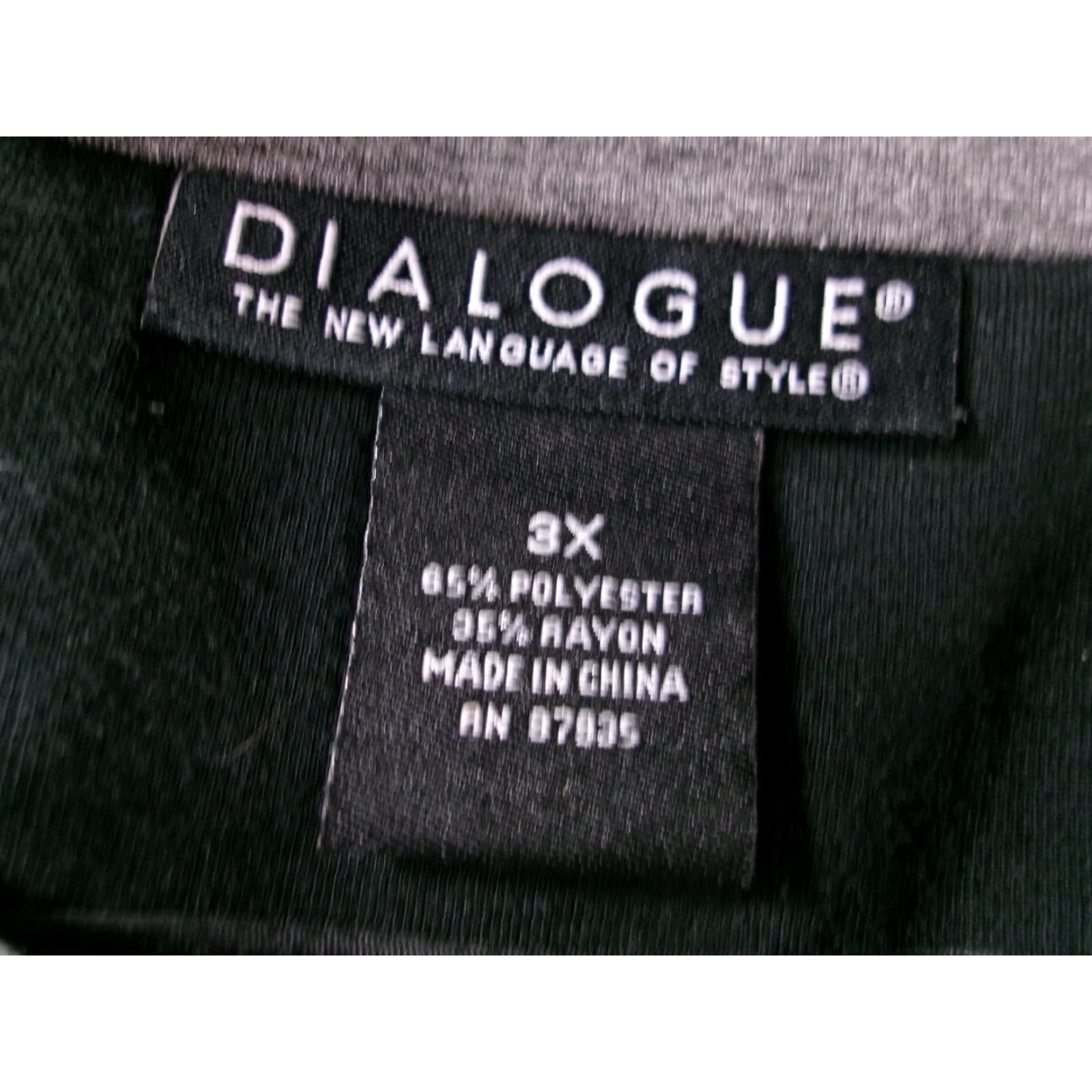 Vintage Dialogue Jacket Women Adult 3X Black Button Front Causal Capsule Prep Classic Office 90s Womens Size XXL / US 16-18 / IT 52-54 - 6 Thumbnail