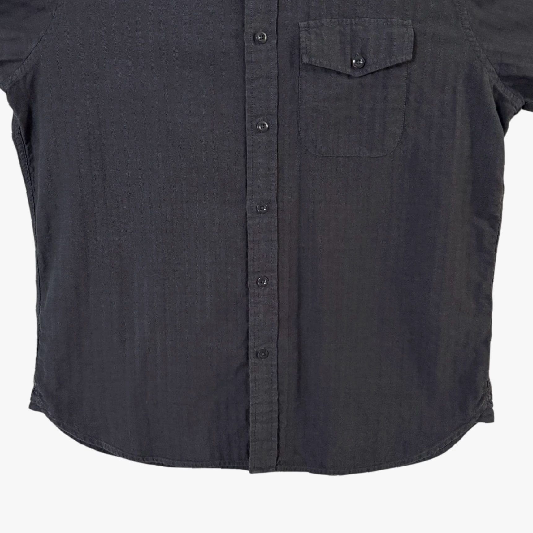 Abercrombie & Fitch Abercrombie & Fitch Shirt Gray Men XXL Button-Down Long-Sleeve Casual Striped 99% Cotton 1% Elastane Button Up Shirts Mens Size US XXL / EU 58 / 5 - 6 Thumbnail