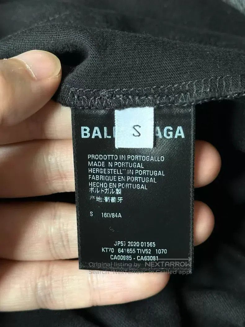 Balenciaga Balenciaga Black Coke Short Sleeve Size US S / EU 44-46 / 1 - 4 Thumbnail