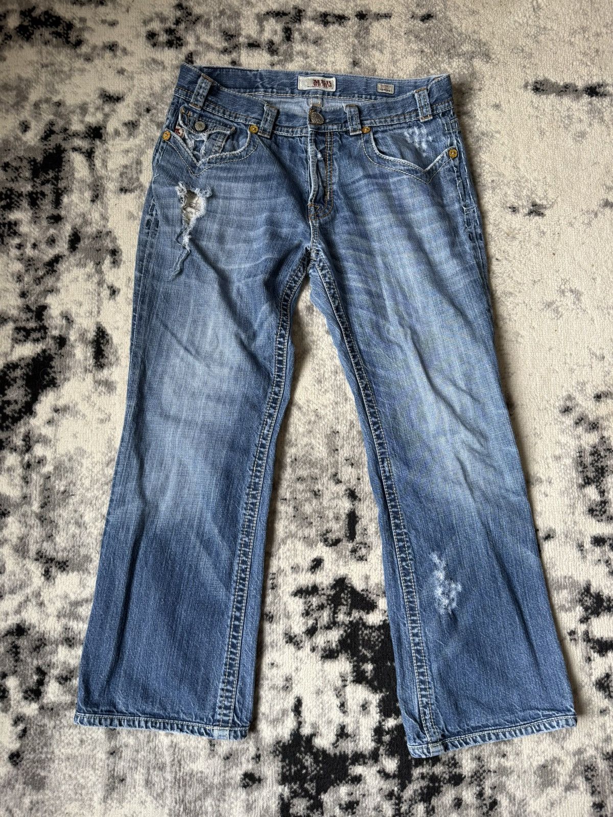 Mek Denim Y2K bootcut Mek Denim Jeans Size US 34 / EU 50 - 2 Thumbnail