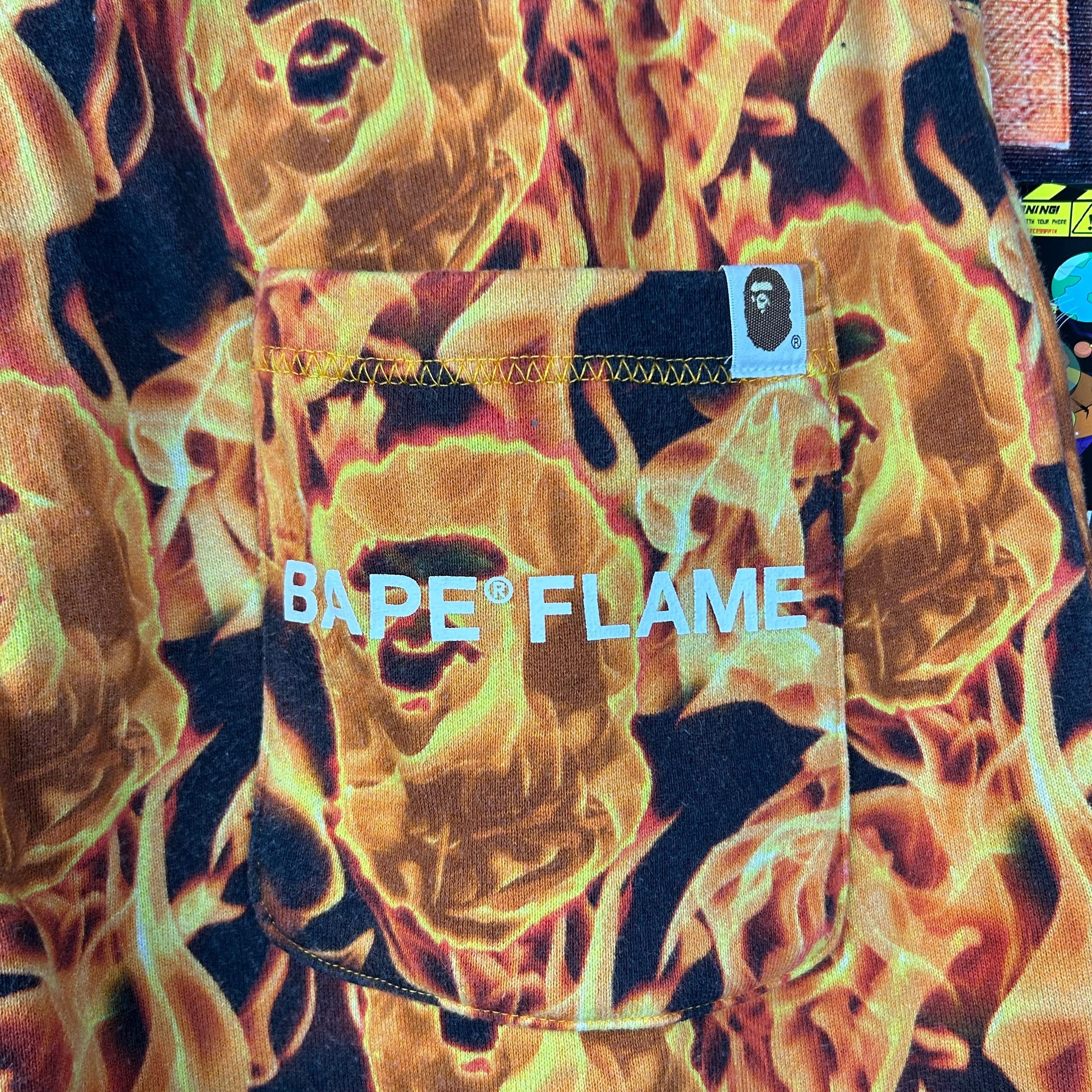 Bape Bape Flame Slim Sweatpants Size XL Size US 34 / EU 50 - 7 Thumbnail
