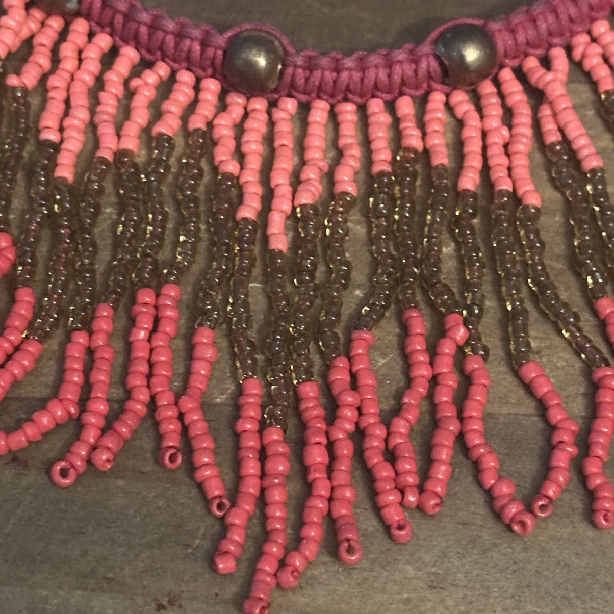 Other Boho bead fringe necklace Size ONE SIZE - 3 Thumbnail