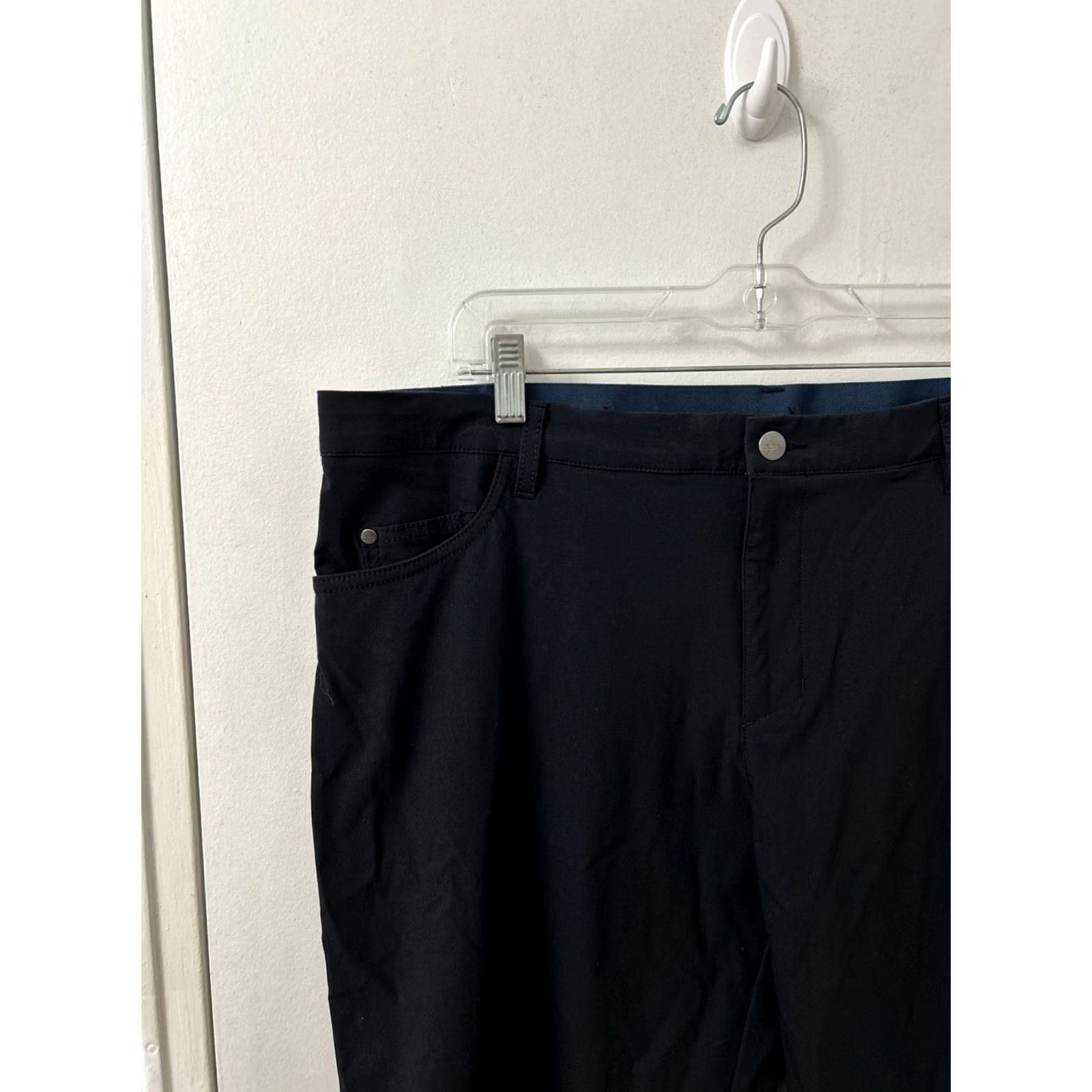 Adidas Adidas Golf Go-To 5 Pocket Pants Mens Size 38x30 Black Tapered Fit Trousers Size US 38 / EU 54 - 4 Thumbnail