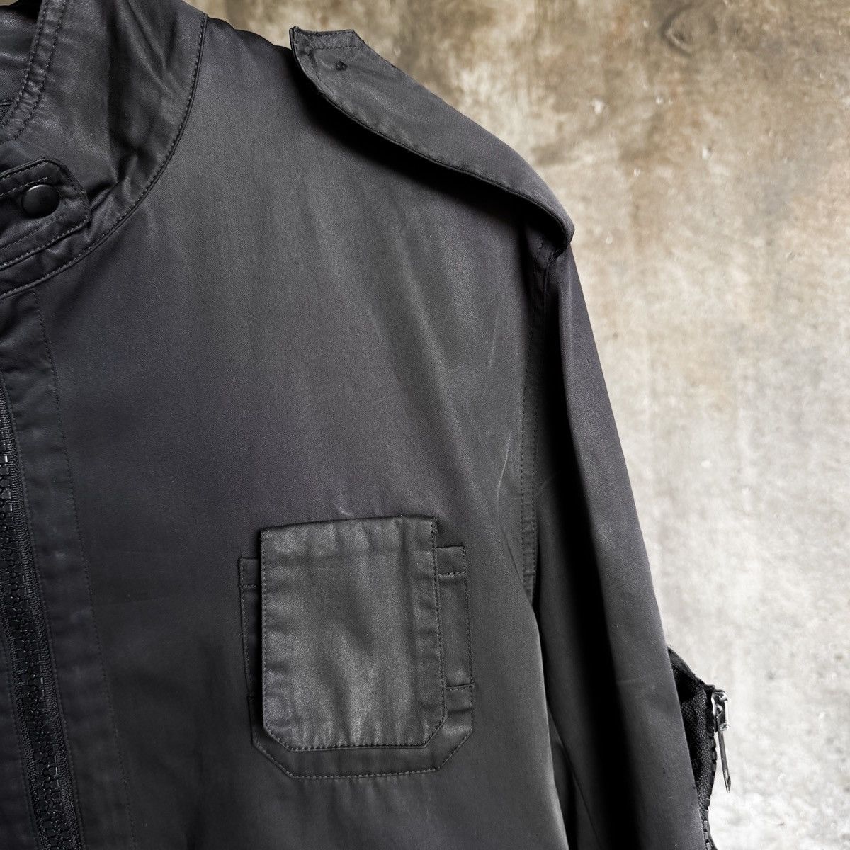 Dior × Hedi Slimane Dior By Hedi Slimane SS05 Waxed Utility Officer Jacket Sz 52 Size US L / EU 52-54 / 3 - 6 Thumbnail