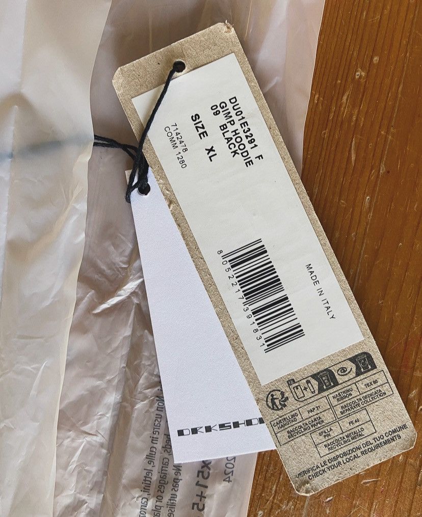 Rick Owens Rick Owens Drkshdw - Gimp Hoodie Size US XL / EU 56 / 4 - 8 Thumbnail