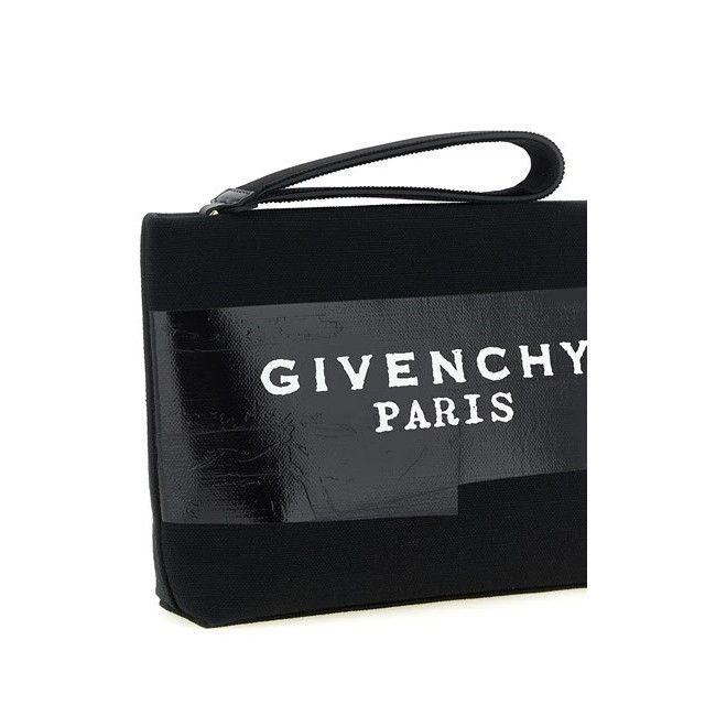 Givenchy GIVENCHY Tape Black Clutch Bag New & Authentic Size ONE SIZE - 3 Thumbnail