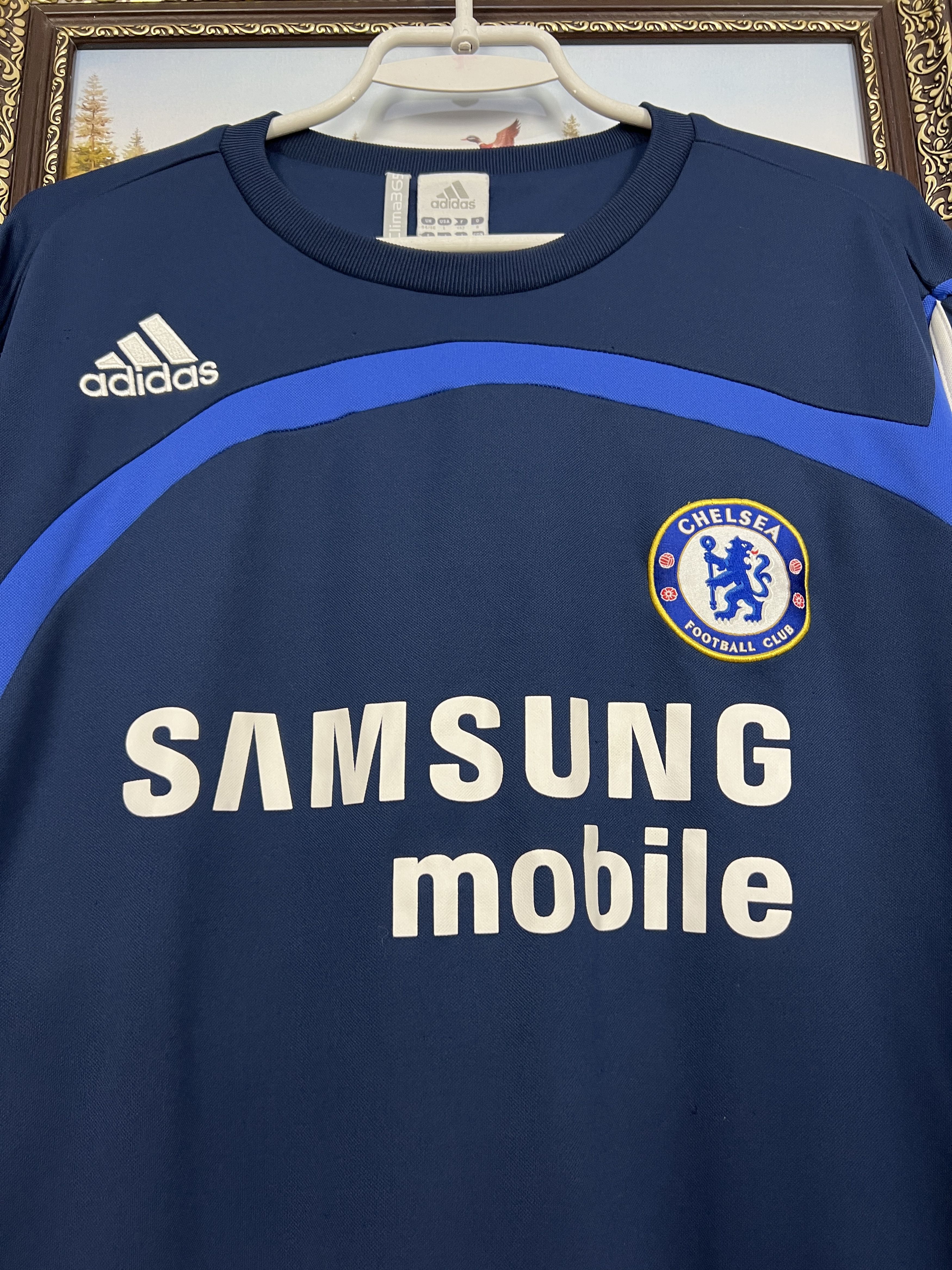 Adidas Vintage Adidas Chelsea Football Sweatshirt Soccer Blue Size US L / EU 52-54 / 3 - 3 Thumbnail
