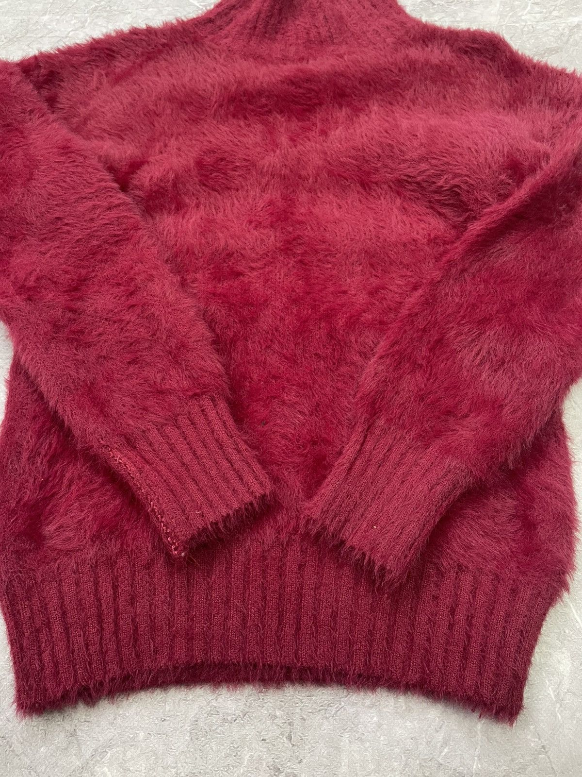 Designer × Japanese Brand RARE fur MOHAIR TURTLE NECK SWEATER DIESEL STYLE Y2K Size US M / EU 48-50 / 2 - 6 Thumbnail