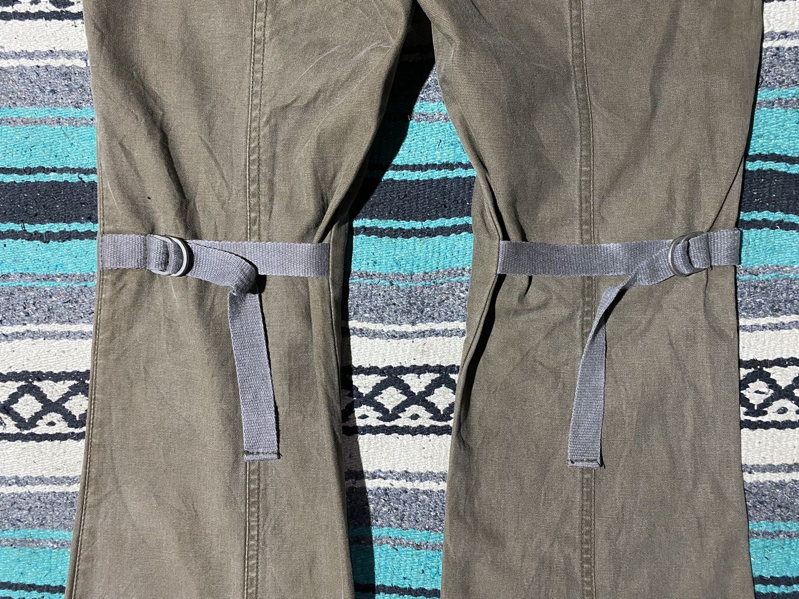If Six Was Nine 2000s VS Outfitters - Cargo Bondage Flared Pants Size US 30 / EU 46 - 9 Thumbnail