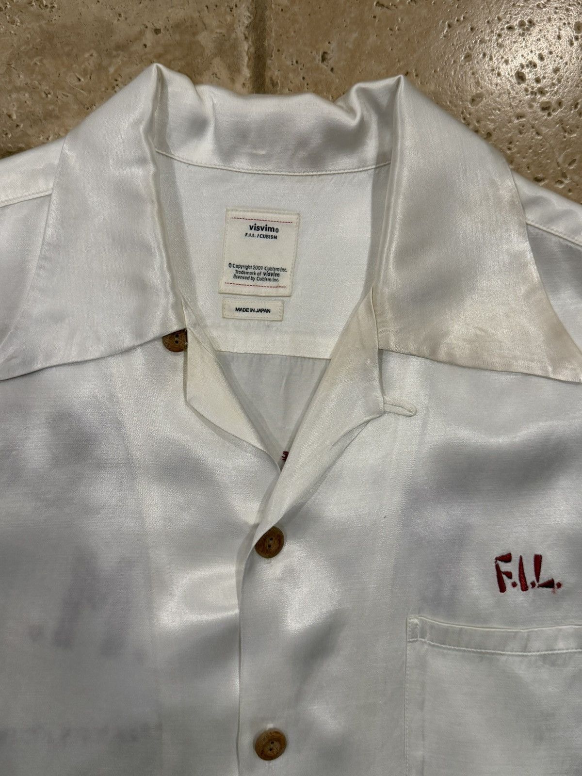 Visvim Visvim SS17 F.I.L. Irving Camp-Collar PEERLESS Satin Shirt Size US M / EU 48-50 / 2 - 7 Thumbnail