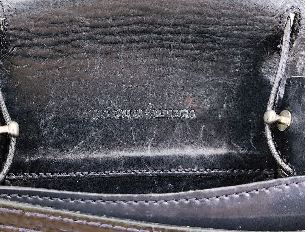 Marques'Almeida MARQUES ALMEIDA full leather glossy sling bag Size ONE SIZE - 2 Thumbnail