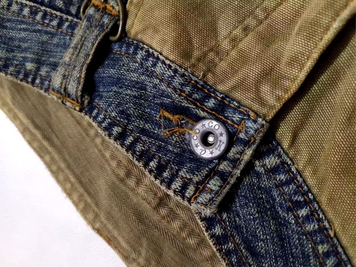 Japanese Brand ACOCO Japan Heavy Cargo Multipocket Bondage Patchwork Pants Size US 28 / EU 44 - 6 Thumbnail