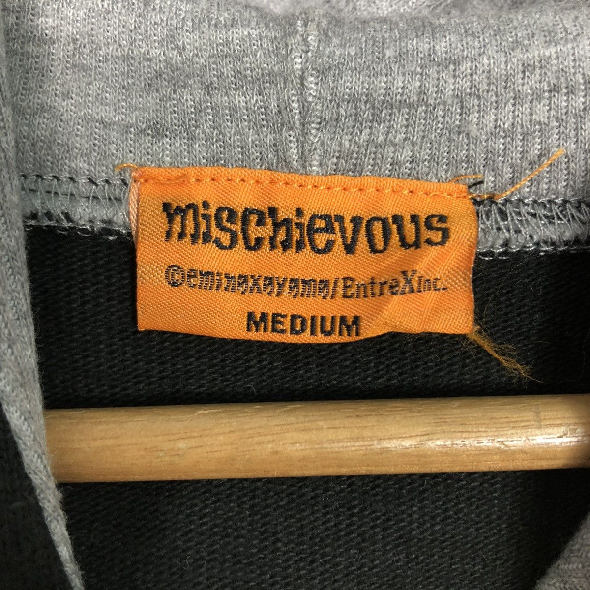 Japanese Brand 🔥SLEEVELESS TANKTOP HOODIE MISCHIEVOUS BIG LOGO PUNK STYLE Size US M / EU 48-50 / 2 - 17 Thumbnail