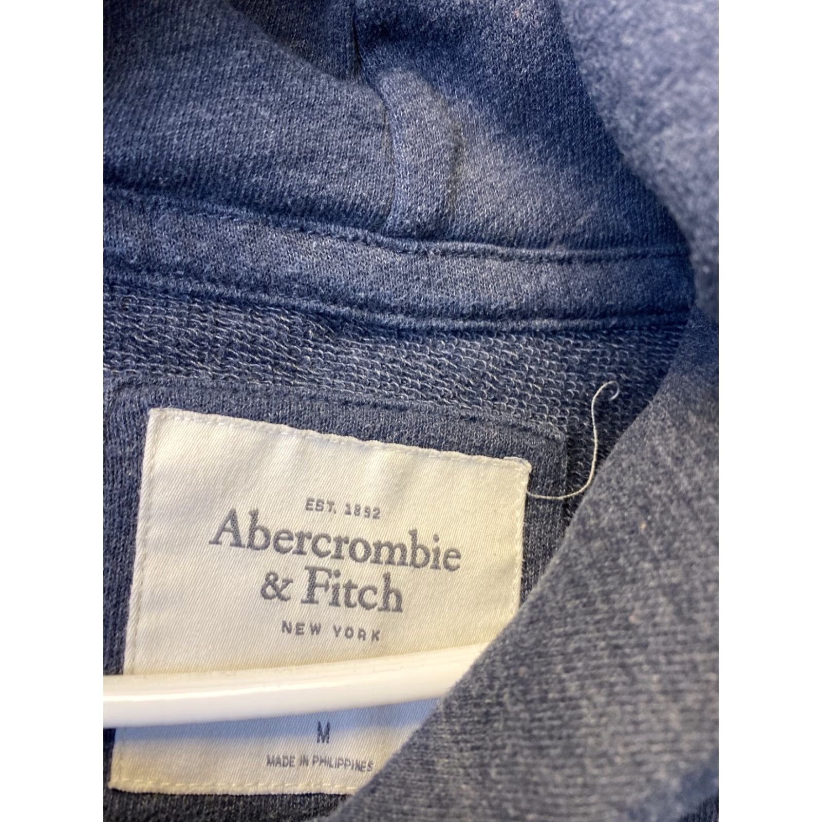 Abercrombie & Fitch Abercrombie & Fitch Sweater Medium Blue Hoodie Sweatshirt Logo Casual Hooded Womens Size M / US 6-8 / IT 42-44 - 5 Thumbnail