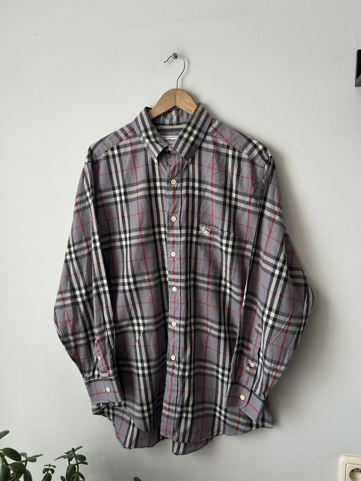 Burberry BURBERRY Nova check shirt grey Size US L / EU 52-54 / 3 - 1 Thumbnail