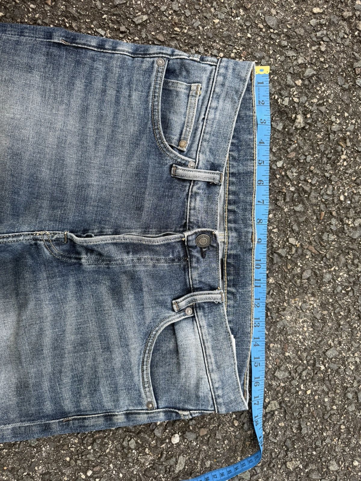 Japanese Brand VINTAGE JAPANESE SKINNY FADED JEAN DENIM PANTS Size US 34 / EU 50 - 8 Thumbnail