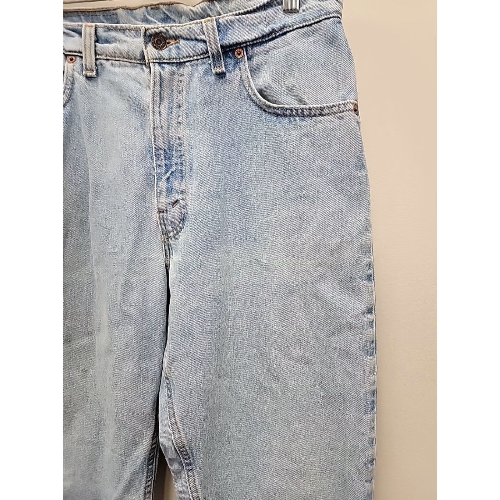 Levi's VINTAGE Levi's Jeans Men 34x30 550 Relaxed Tapered Light Wash USA Jeans Size US 34 / EU 50 - 5 Thumbnail