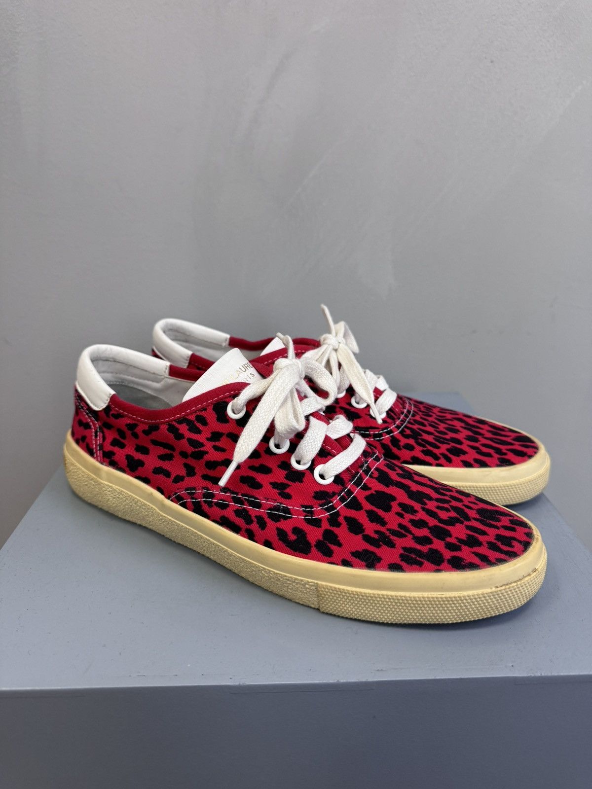 Yves Saint Laurent Saint Laurent Paris LEOPARD STREET Low-Top Sneakers Size US 9 / IT 39 - 8 Thumbnail