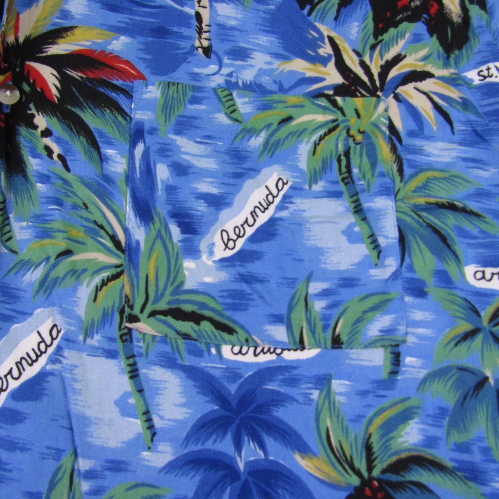 Vintage VINTAGE High Advantage Hawaiian Shirt Mens XL Short Sleeve Blue Beach 90s Casual Size US XL / EU 56 / 4 - 2 Thumbnail