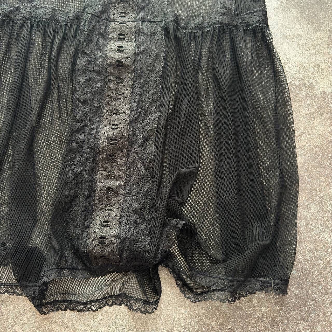 Vintage + Vive Maria + Vintage Y2K Lace Details Mesh Dress Size M / US 6-8 / IT 42-44 - 7 Thumbnail
