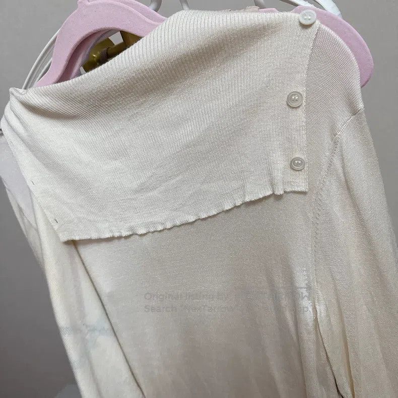 Loewe Loewe Milk White Silk Wool Design Open Cardigan Size XS / US 0-2 / IT 36-38 - 8 Thumbnail