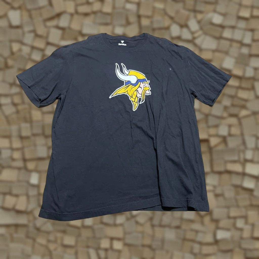 NFL Fanatics Team Apparel Shirt Men's XL Black Minnesota Vikings NFL Shirt, Men, XL, Black, Fanatics, NFL, Minnesota Vikings, Shirt Size US XL / EU 56 / 4 - 1 Thumbnail
