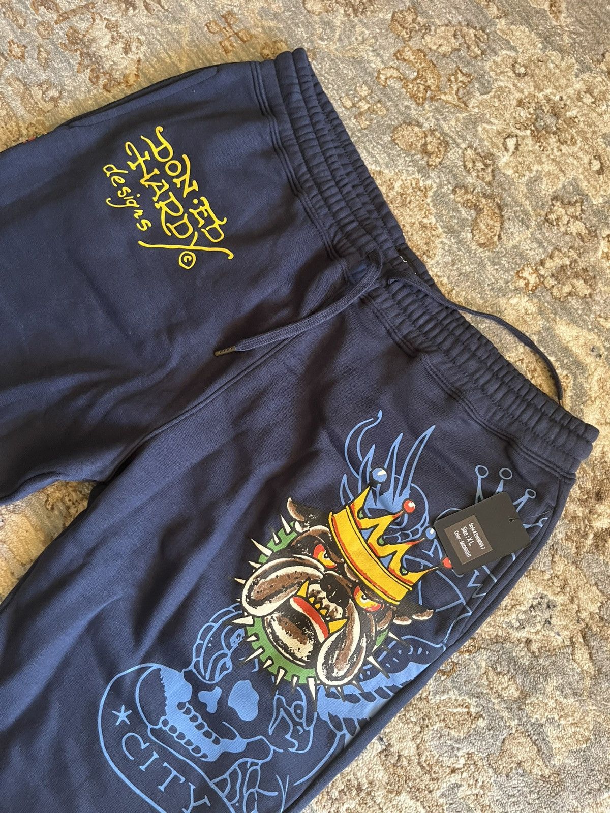 Ed Hardy GRAPHIC ED HARDY STRAIGHT LED SWEATPANTS XL Size US 40 / EU 56 - 2 Thumbnail