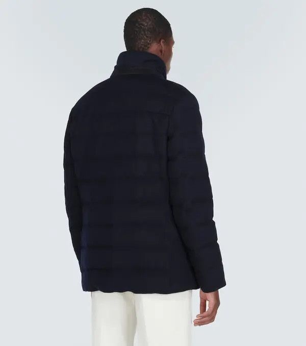 Loro Piana o1w1db10226 FAN3943 Nama Jacket in Navy Blue Size US S / EU 44-46 / 1 - 2 Thumbnail