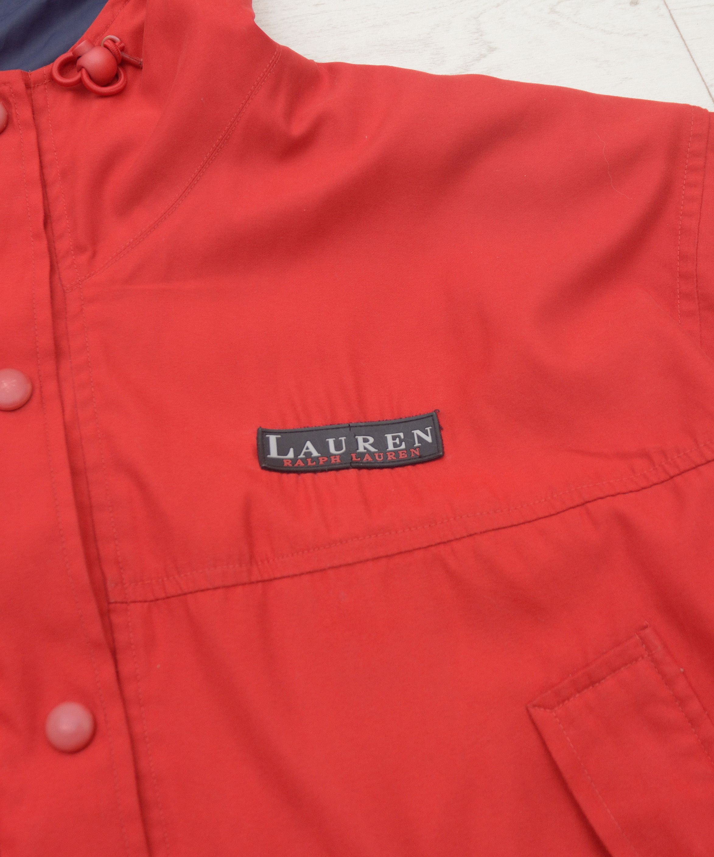 Lauren Ralph Lauren × Vintage VINTAGE 90’S LAUREN RALPH LAUREN Light RED PARKA JACKET Size US S / EU 44-46 / 1 - 5 Thumbnail