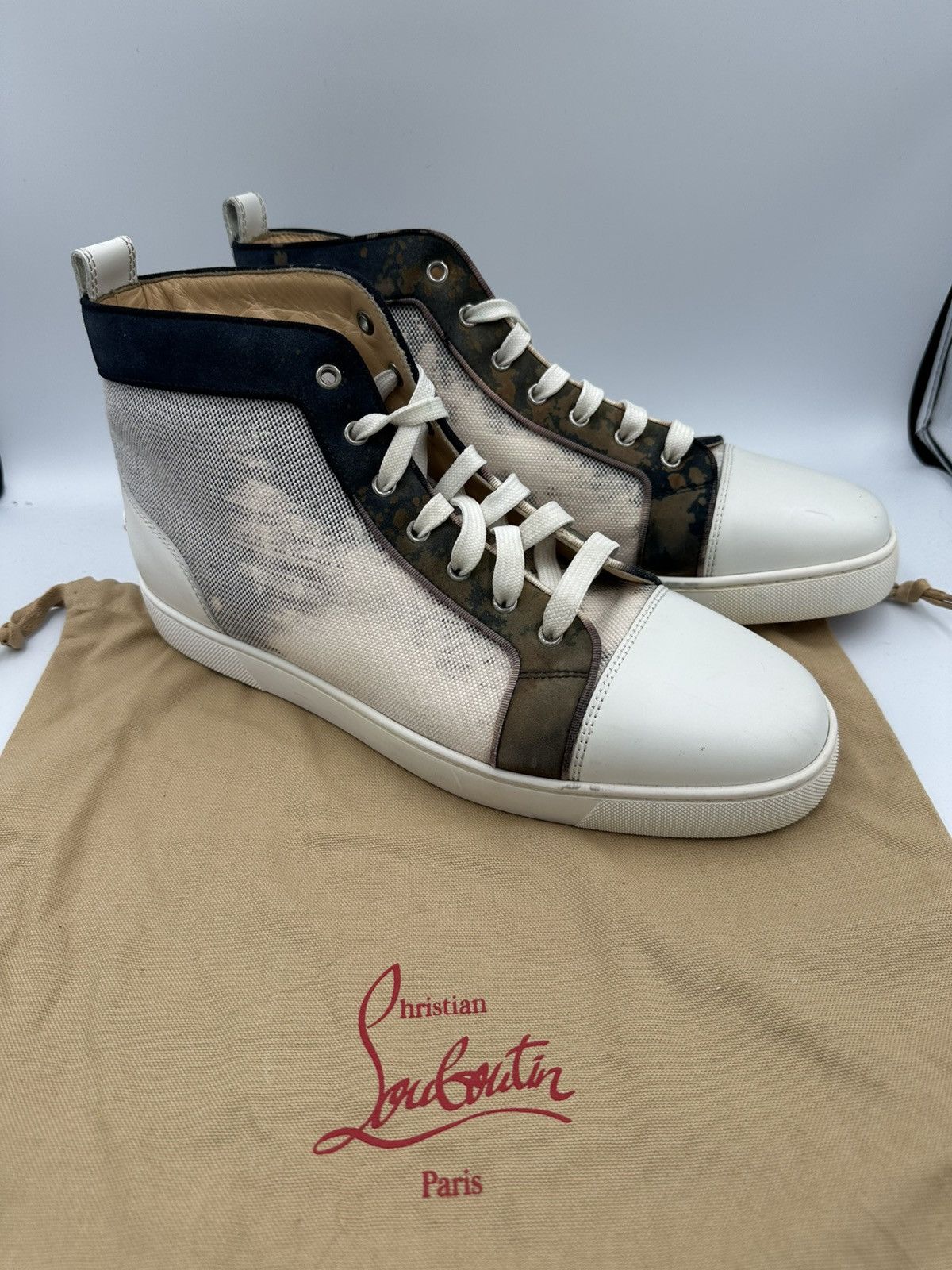 Christian Louboutin Christian Louboutin High Top Sneakers Size US 13 / EU 46 - 1 Thumbnail