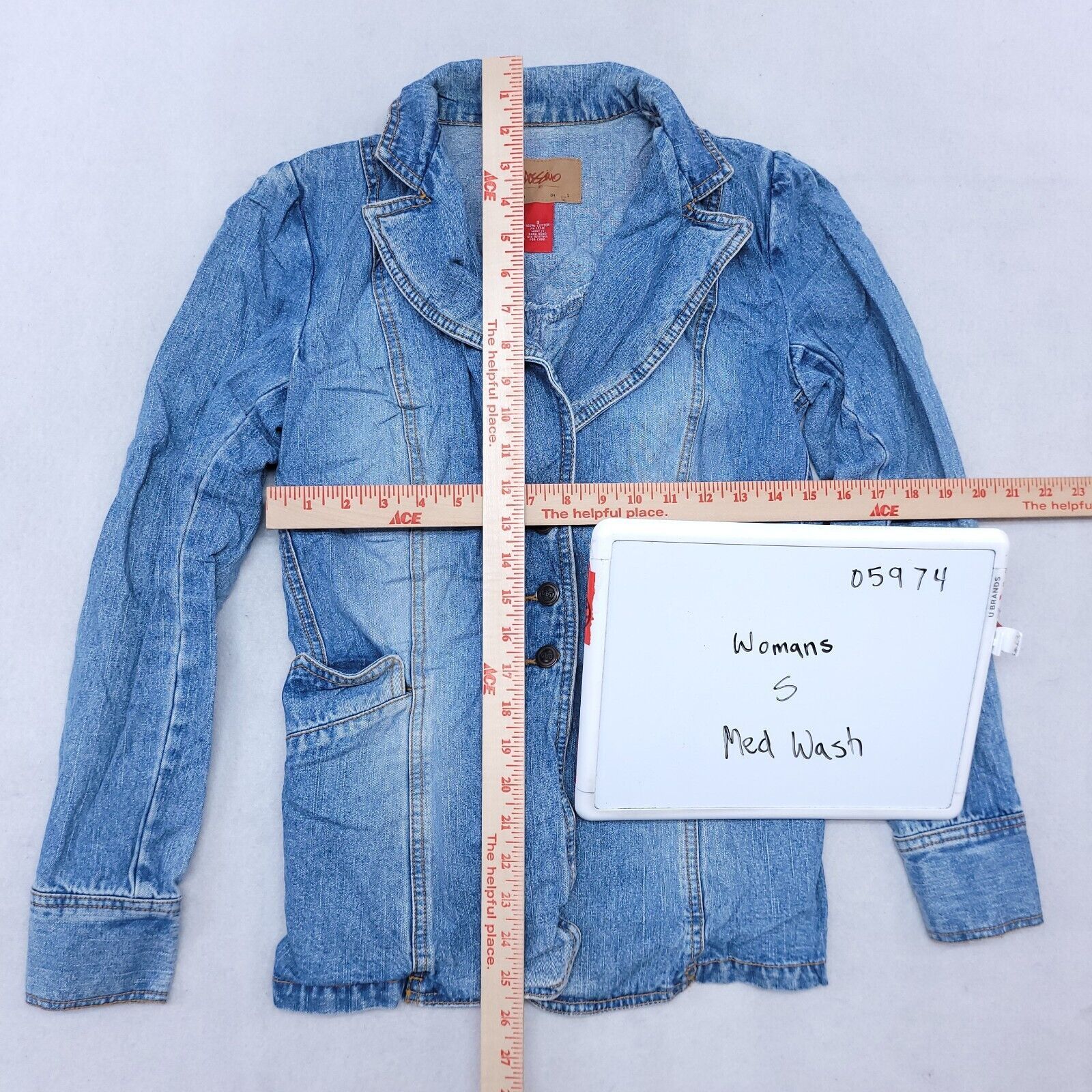Mossimo Mossimo Casual Button Denim Jean Jacket Womens Size S Blue Size S / US 4 / IT 40 - 9 Thumbnail