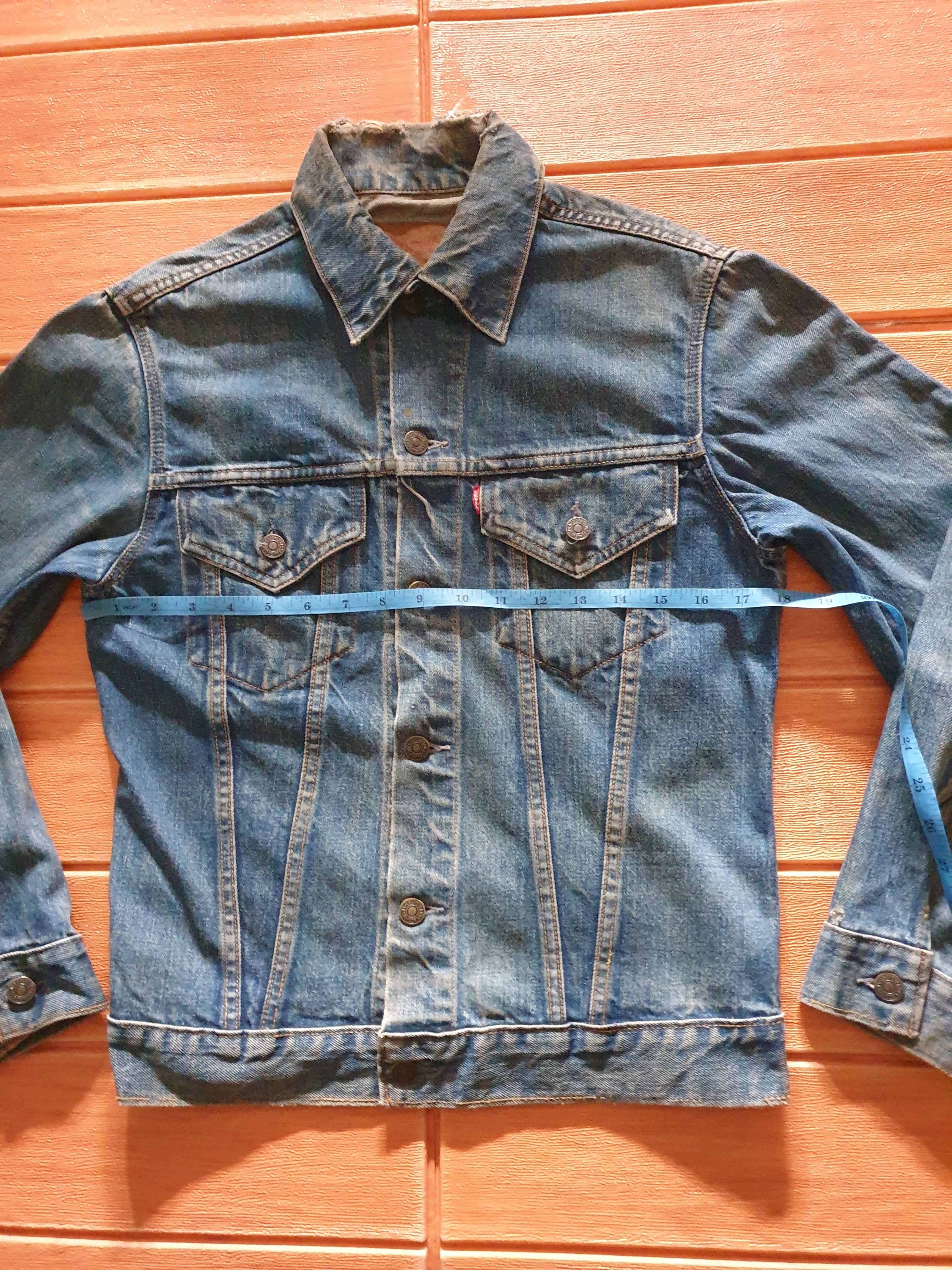 Levi's 💥Vintage Levis big E distressed Made in USA 350 jacket Size US S / EU 44-46 / 1 - 6 Thumbnail
