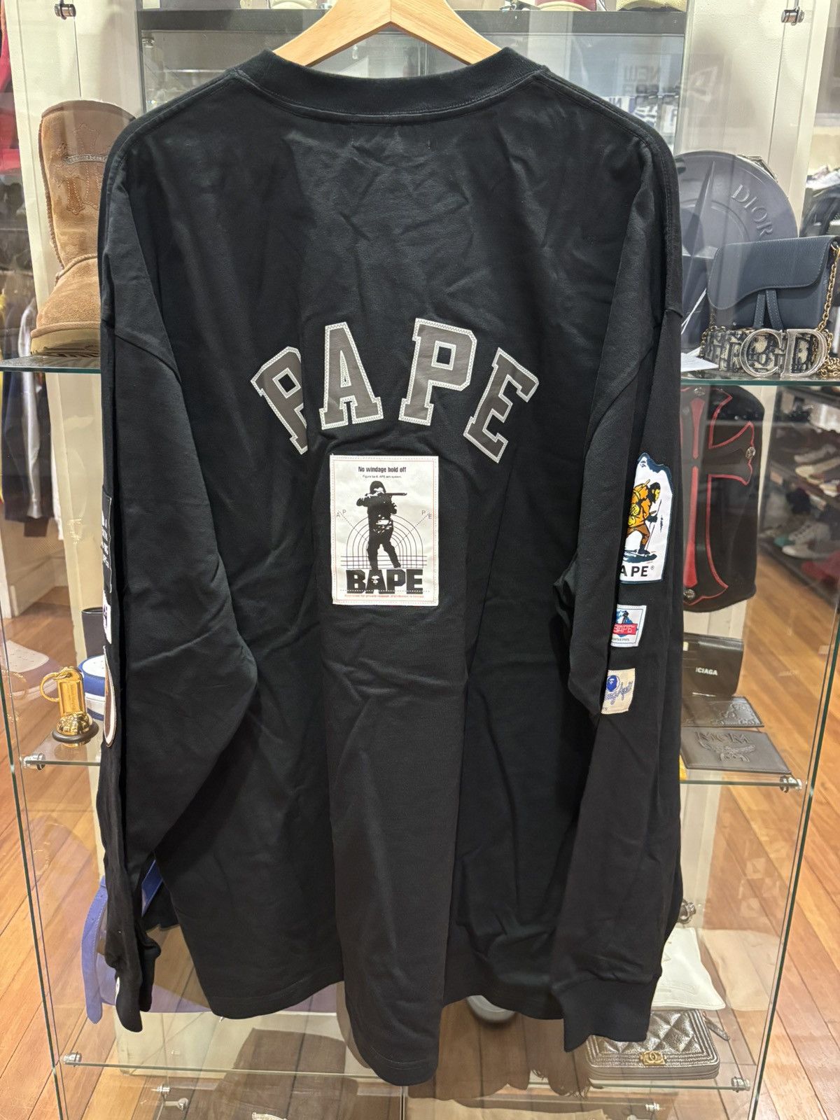 Bape Bape Patches LS Top Size US XXL / EU 58 / 5 - 2 Thumbnail