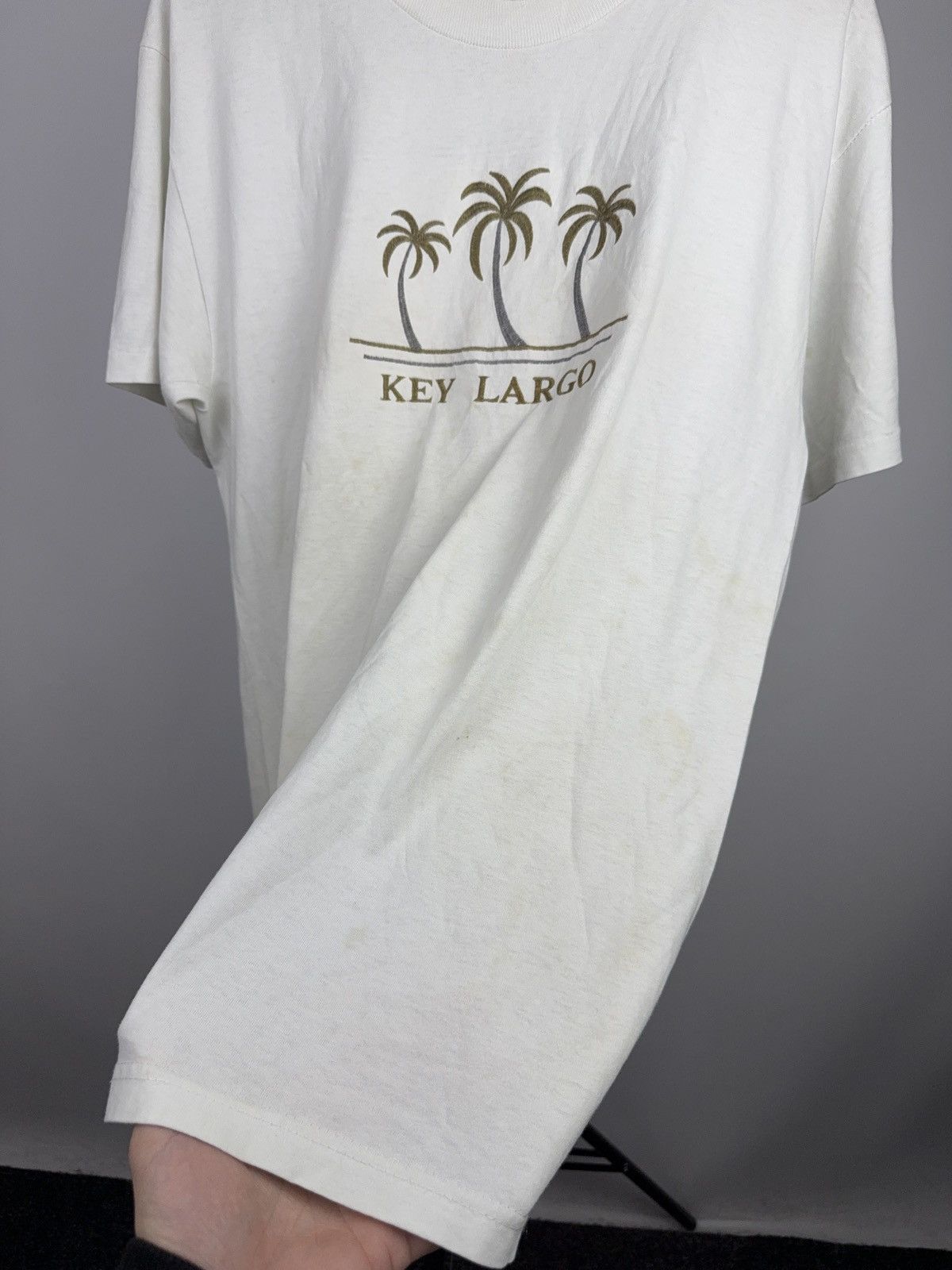 Vintage Vintage 90s Key Largo Palm Tree Graphic Tee Murina USA Size US L / EU 52-54 / 3 - 5 Thumbnail