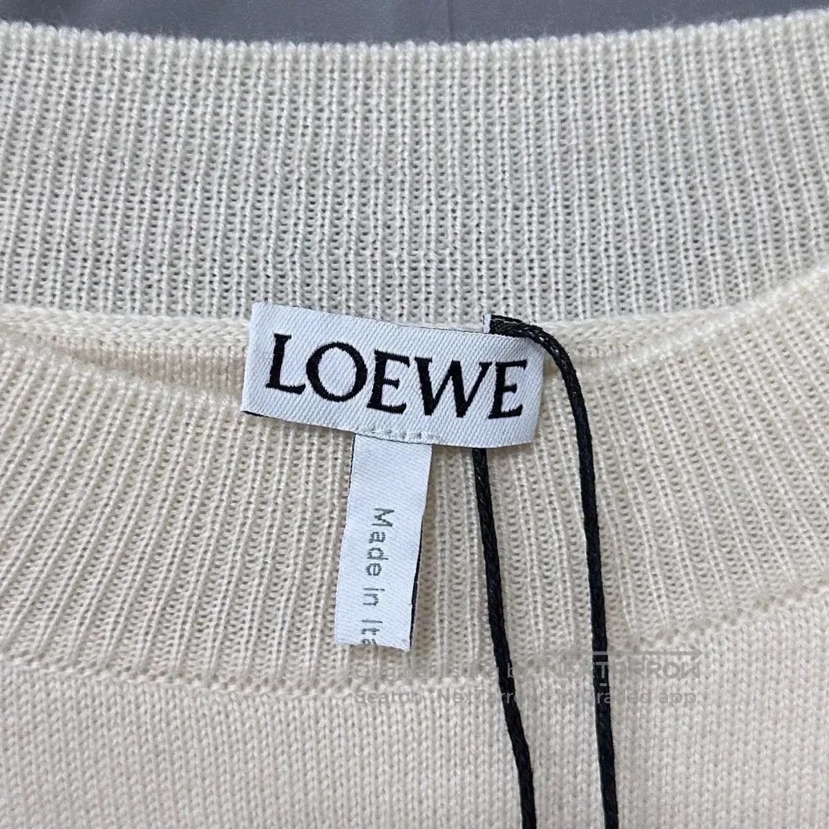Loewe loewe white logo sweater size S. Size S / US 4 / IT 40 - 4 Thumbnail