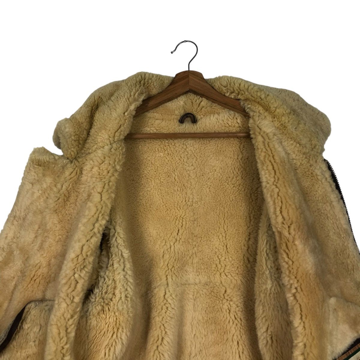 Aero Leathers 🔥VINTAGE LEATHER JACKET SHEARLING B-3 MEN’S ROBO ISSEYMIYAKE Size US M / EU 48-50 / 2 - 16 Thumbnail
