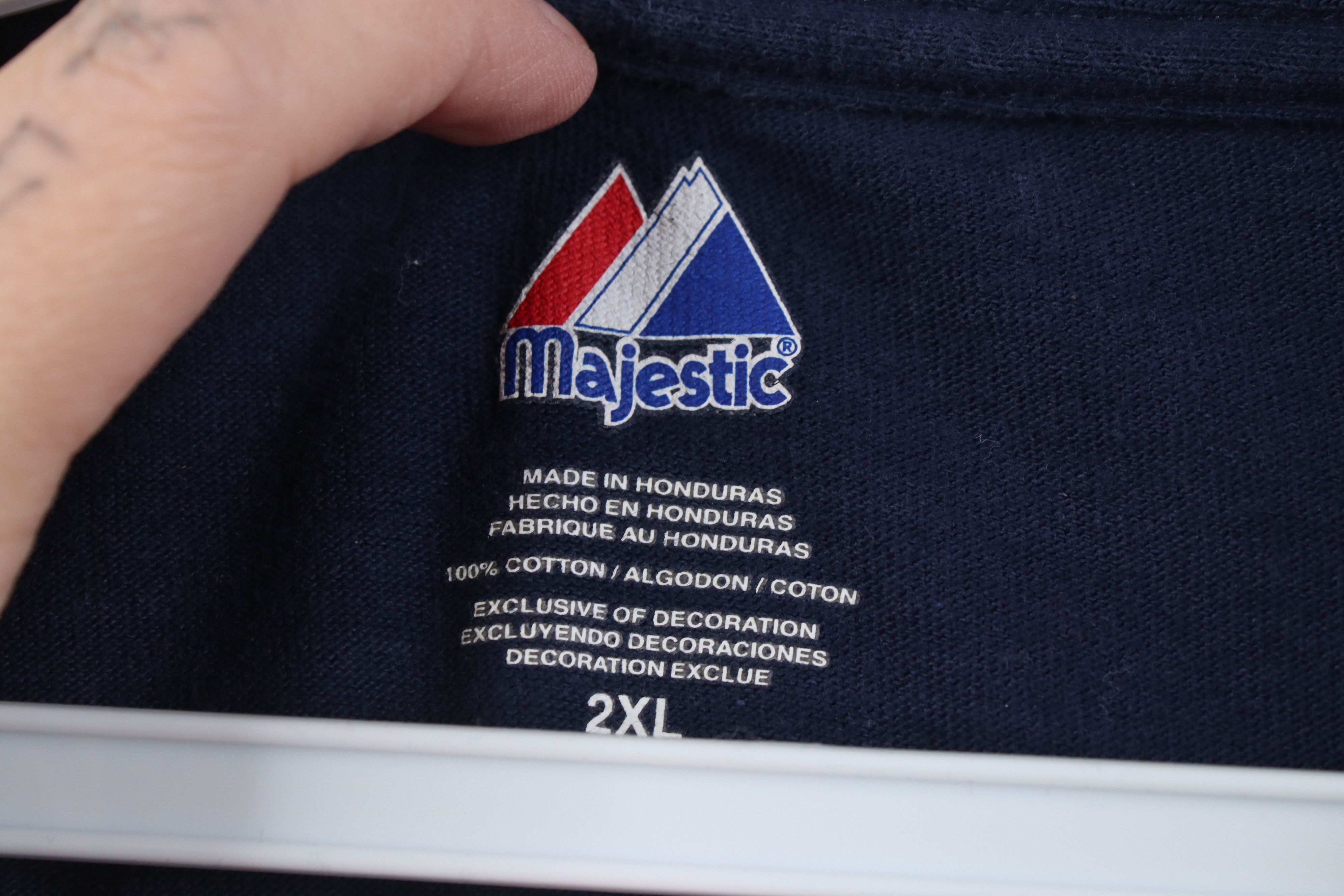 Majestic Vintage Y2K Majestic Detroit Tigers Baseball Jersey T-Shirt Size US XXL / EU 58 / 5 - 9 Thumbnail