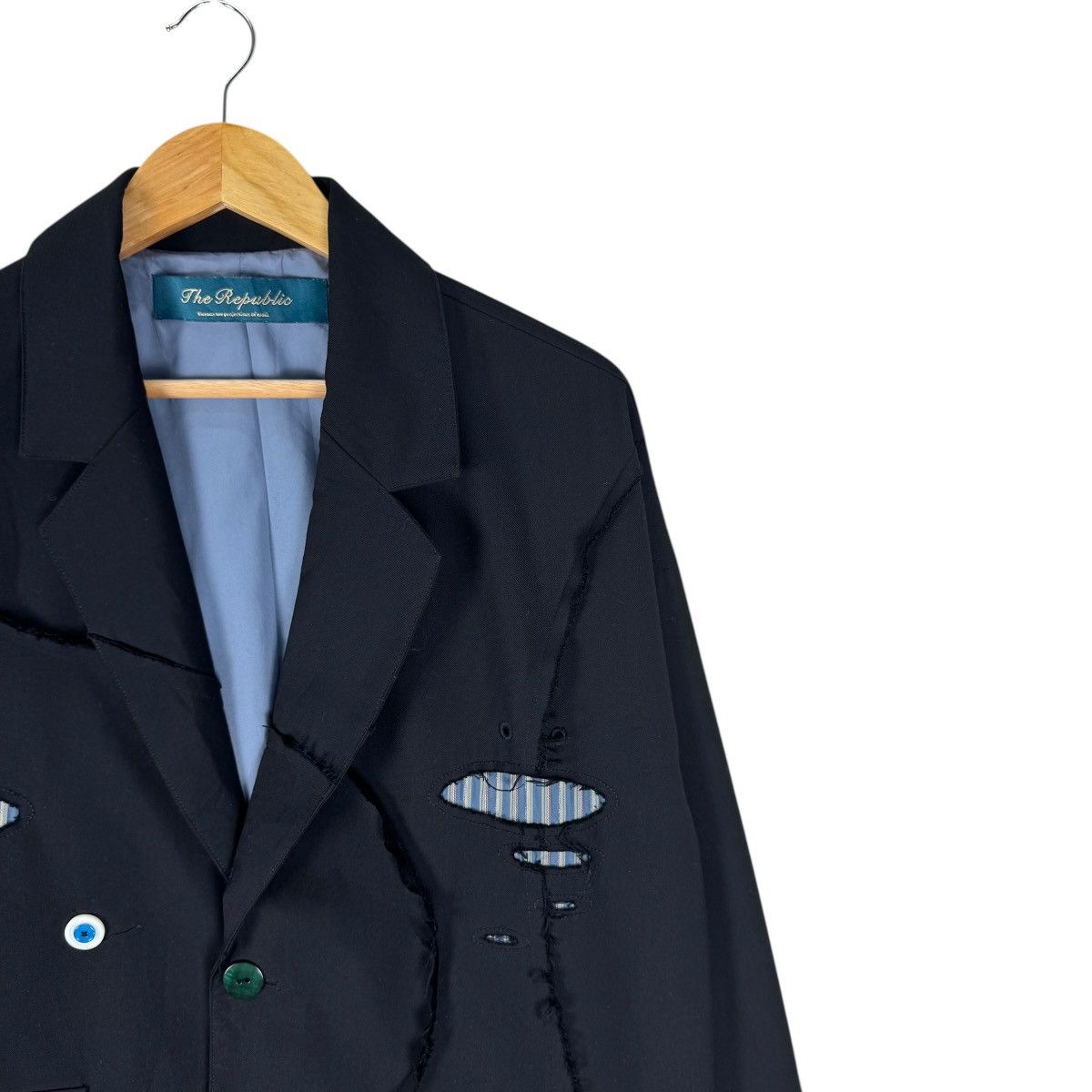 New Republic 🌟THE REPUBLIC RECONSTRUCTED BLAZER COAT LIKE YOHJI YAMAMOTO Size US M / EU 48-50 / 2 - 4 Thumbnail