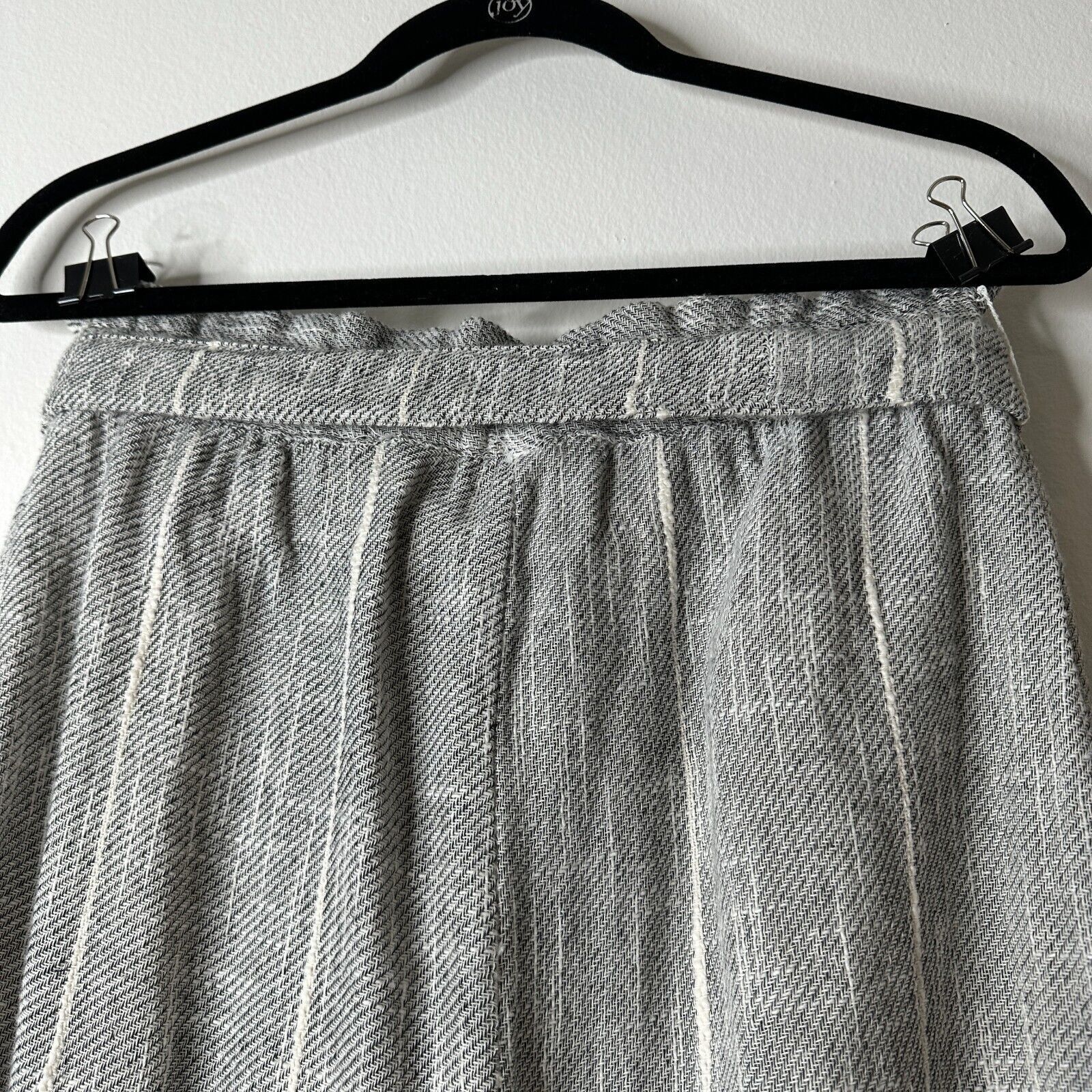 Free People Free People Casual Cream & Black Stripe Crop Pant Tie Belt 2 Size 26" / US 2 / IT 38 - 4 Thumbnail
