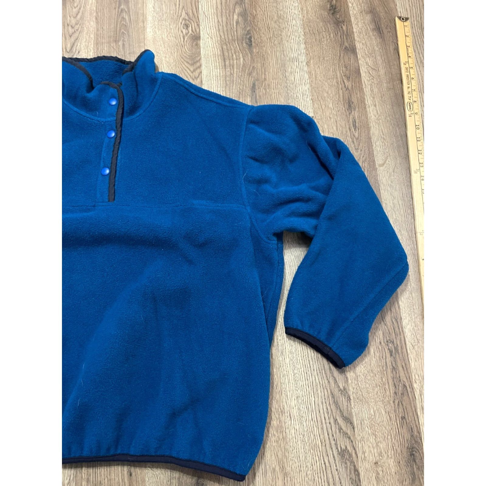 Vintage VINTAGE Woolrich Sweater Men L Blue 1/4 Buttons Fleece Pullover Casual Regular Size US L / EU 52-54 / 3 - 4 Thumbnail