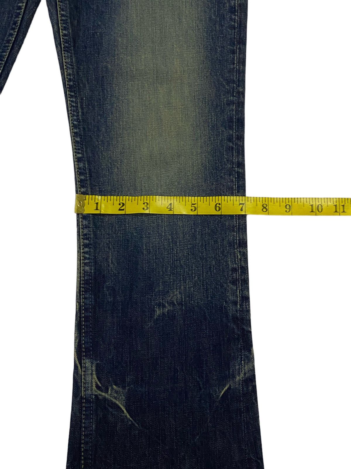 Hysteric Glamour Hysteric Glamour Flared Distressed Denim Pants Size 31" - 9 Thumbnail