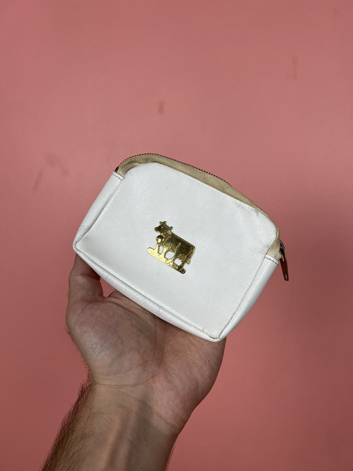 Etro Vintage Mini Bag Cow Leather in White, Women's
